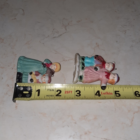 Vintage Ceramic Christmas Tree Ornaments Village People - Picture 5 of 6